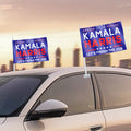 2024 Kamala Harris Let’s Finish The Job Car Window Flag Harris For President Flag
