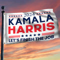 2024 Kamala Harris Let’s Finish The Job Flag Kamala Harris For President Flag